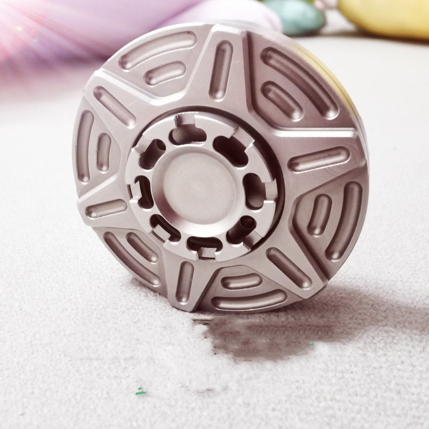 Fidget Spinner Stainless Steel Decompression Toy Gift