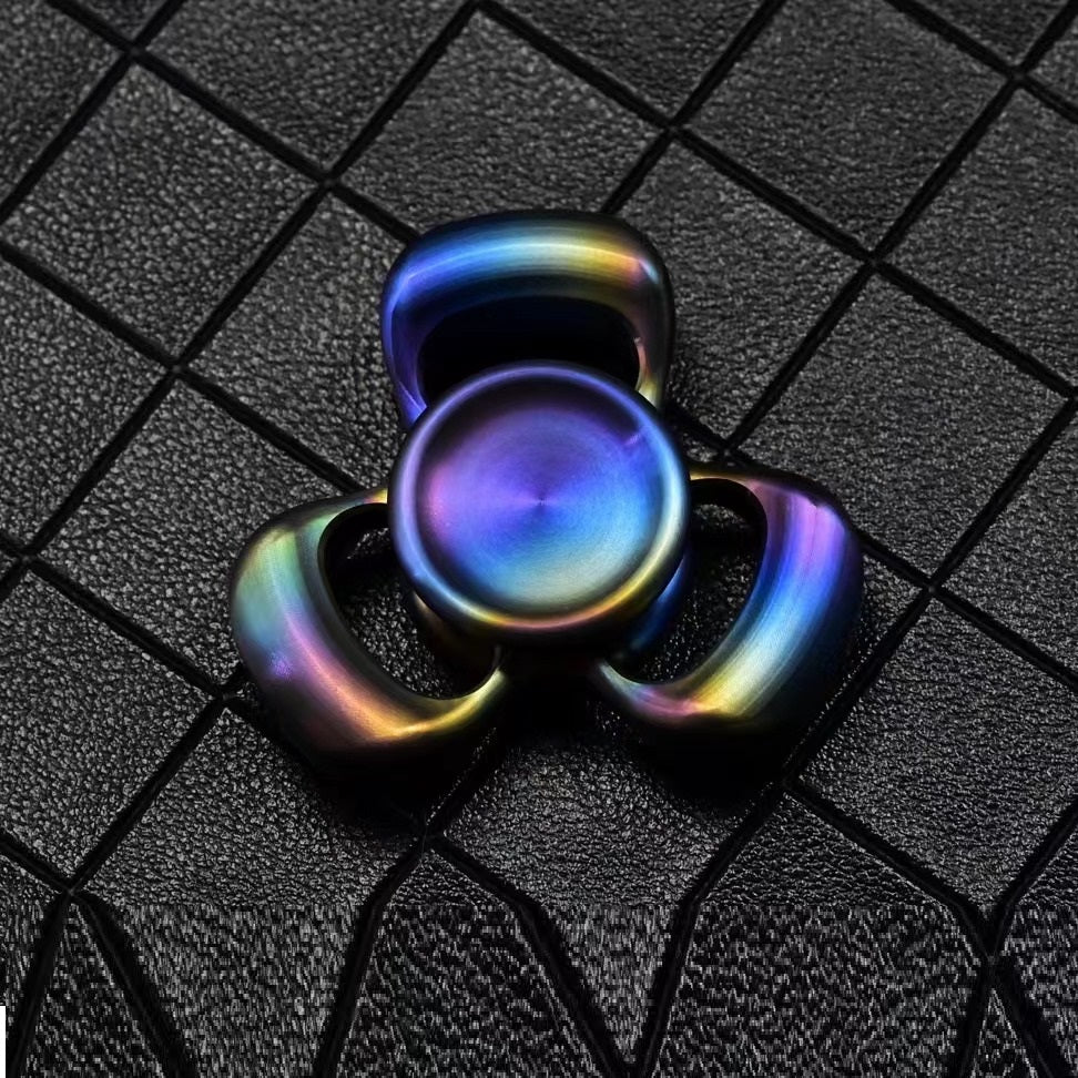 New Fidget Toys Rotor Pop Coin Zirconium Alloy Spinner