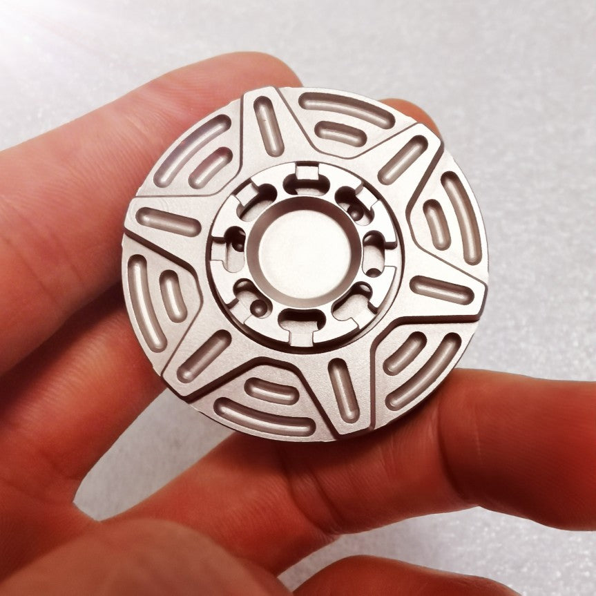 Fidget Spinner Stainless Steel Decompression Toy Gift