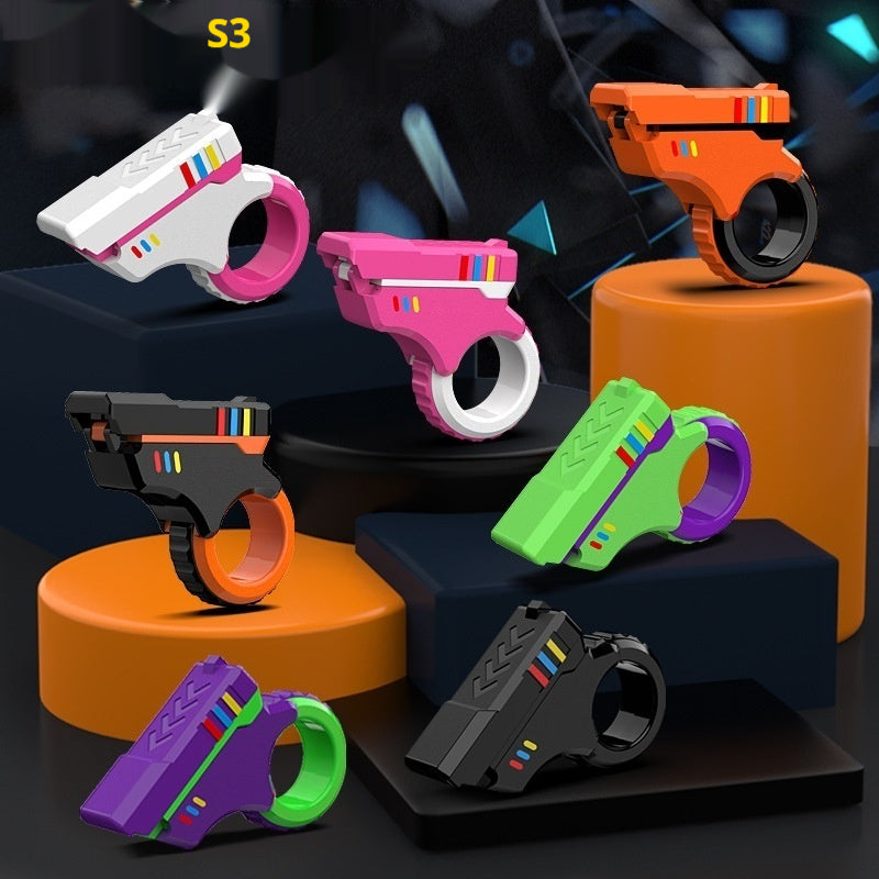 Decompression Toy Magnetic Suction Plus Ratchet EDC Paragraph Tide Composite Push Card Multifunctional