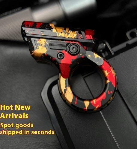 Titanium Alloy Metal Black Technology Decompression Toy