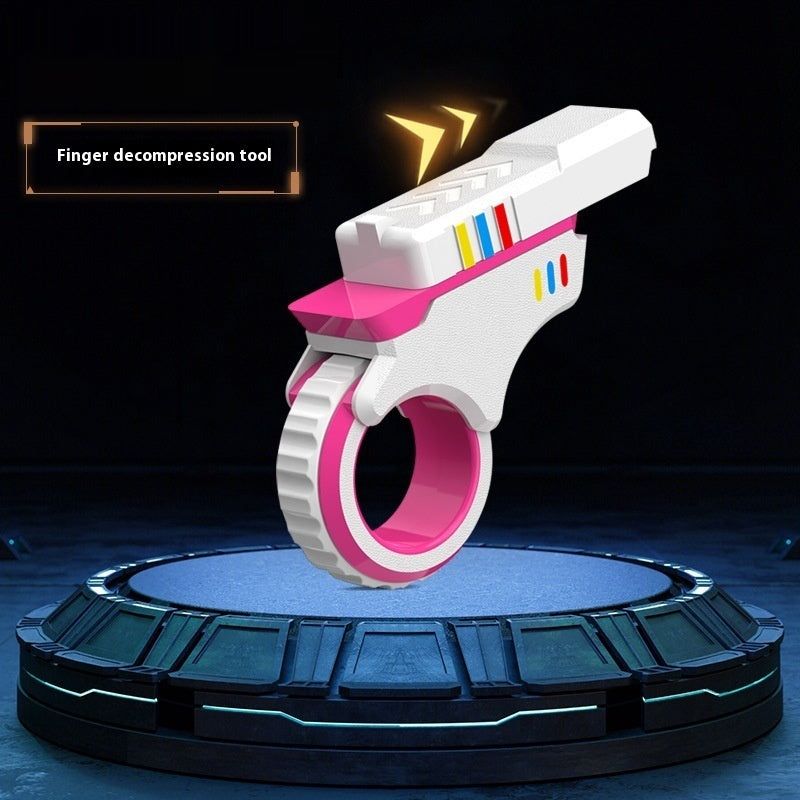 Decompression Toy Magnetic Suction Plus Ratchet EDC Paragraph Tide Composite Push Card Multifunctional