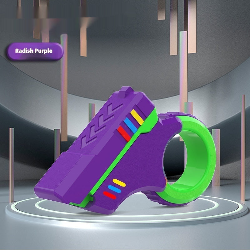 Decompression Toy Magnetic Suction Plus Ratchet EDC Paragraph Tide Composite Push Card Multifunctional