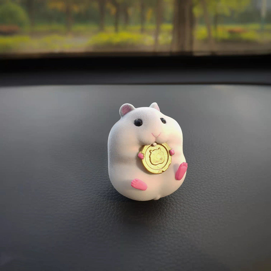 Center Console Cute Doll Car Accessories