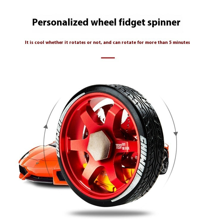 Aluminum Alloy Wheel Hub Fingertip Gyro EDC Decompression Decompression Ornaments