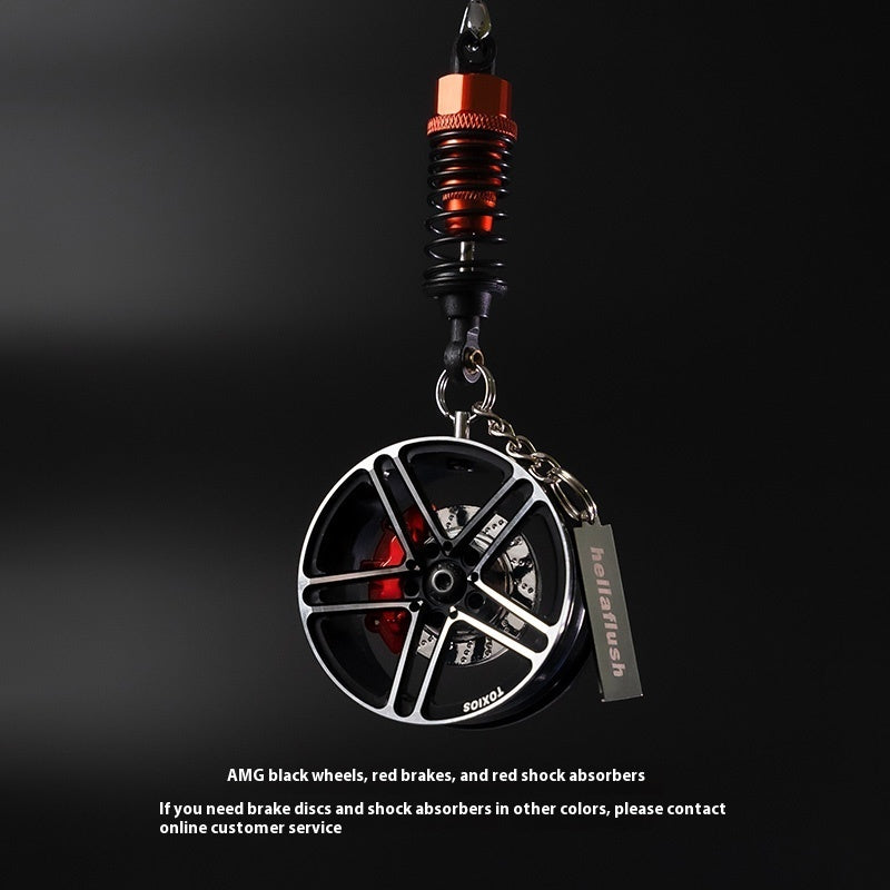 Wheel Hub Car Pendant Pendant Ornament Key Hanger