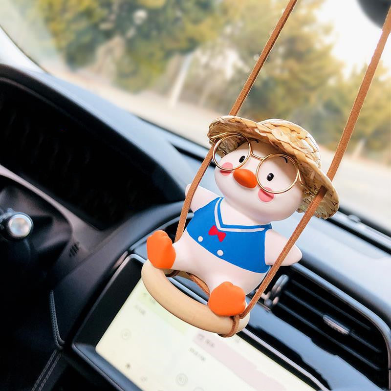 Swing Duck Car Pendant Car Cute Ornaments