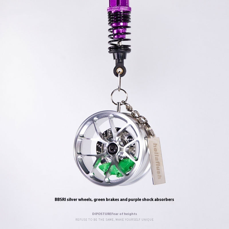 Wheel Hub Car Pendant Pendant Ornament Key Hanger