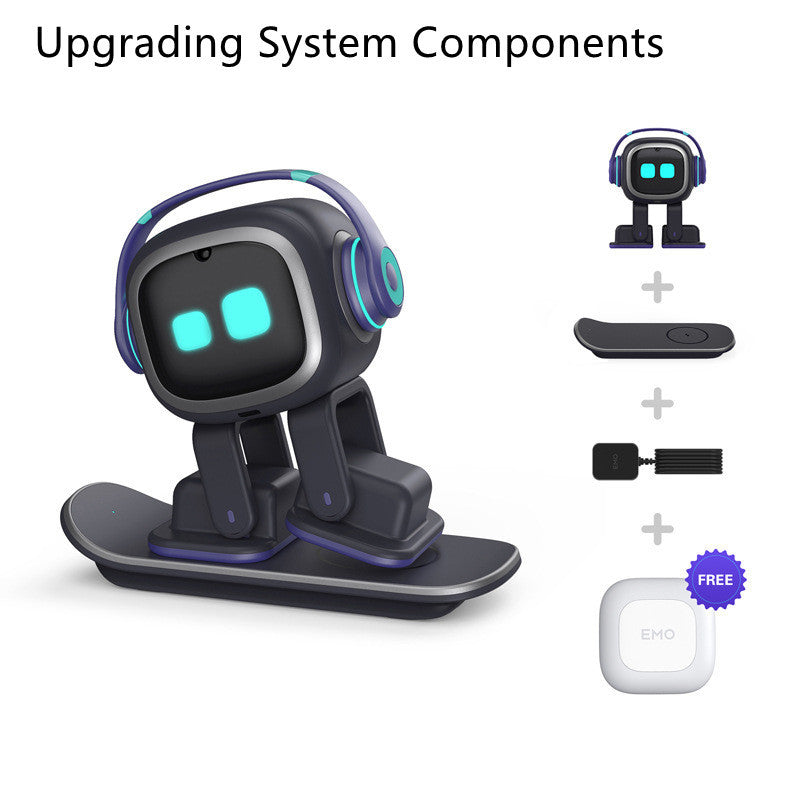 Robot Toy Desktop Voice Recognition Emotion Ai Communication Intelligent Children Accompany Interactive Electronic Pet