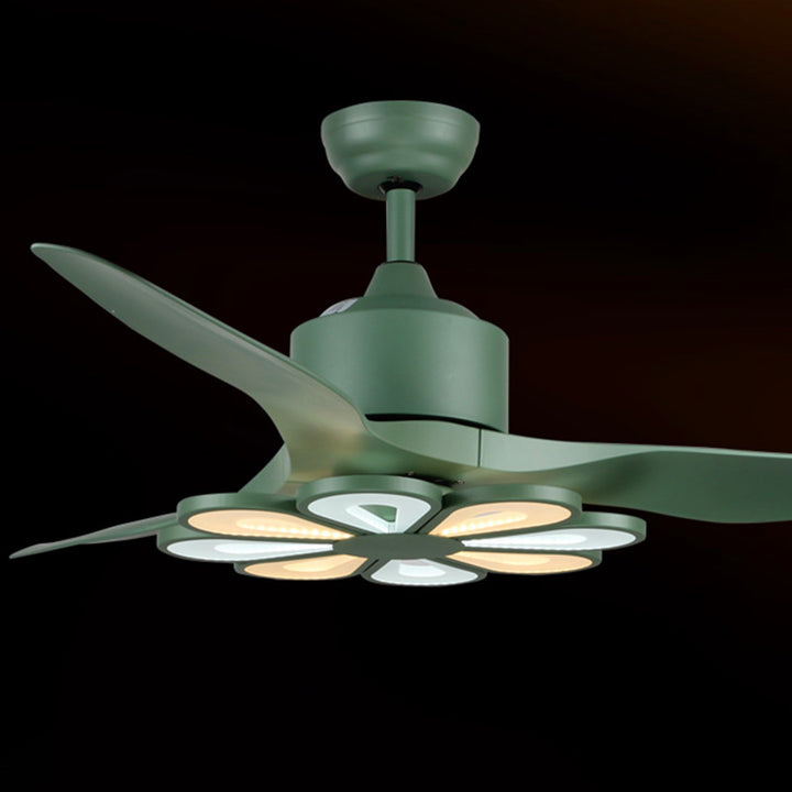 Nordic Modern Simple Frequency Conversion Ceiling Fan Light