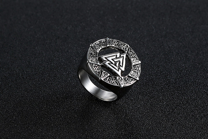 Viking warrior men's ring