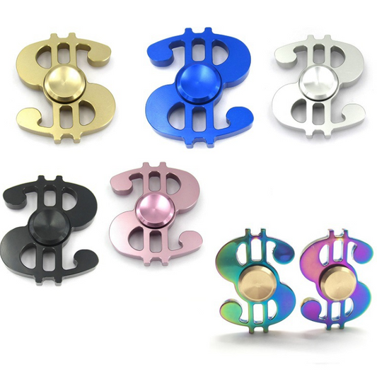 Metal Fidget Spinner Aluminum Alloy Dollar Spinner Hot Toy