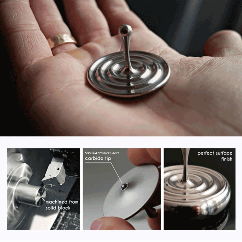 Water Drop Hand Twist Spot Metal Desktop Gyro