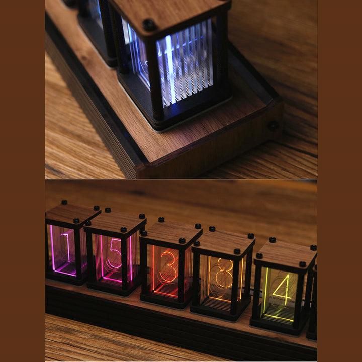 RGB Pseudo Glow Tube Clock Nixie Tube DIY Kit LED