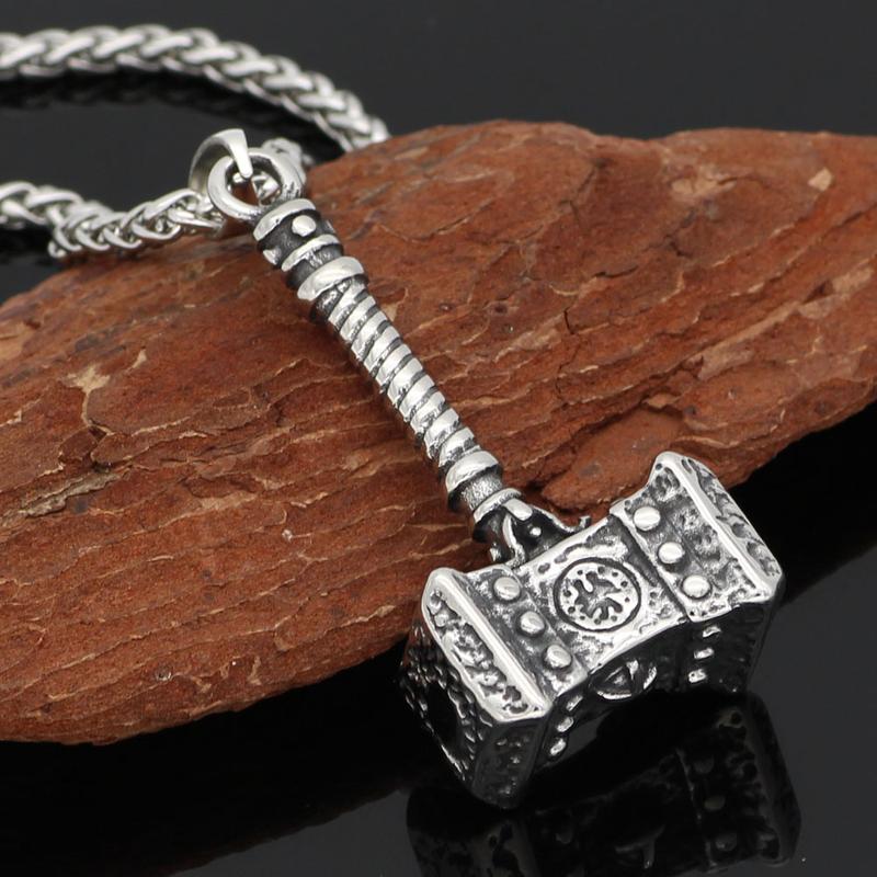 Mjolnir Pendant Necklace