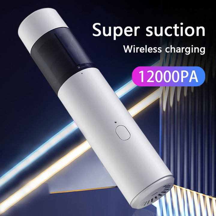 High-power And Powerful Mini Car Vacuum Cleaner Wireless Charging For Household Use In The Car