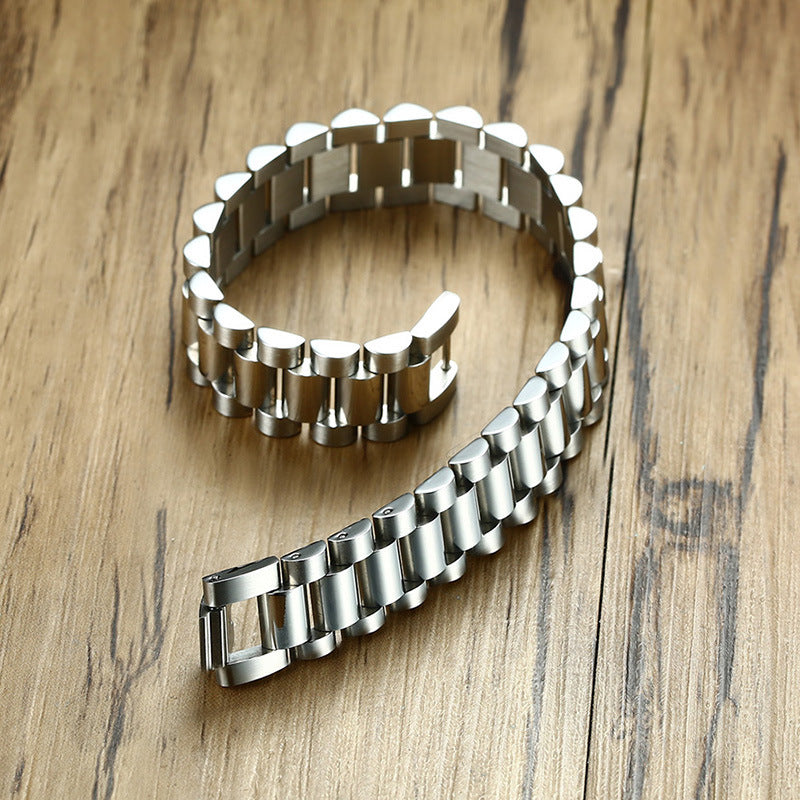 Titanium steel bracelet for men