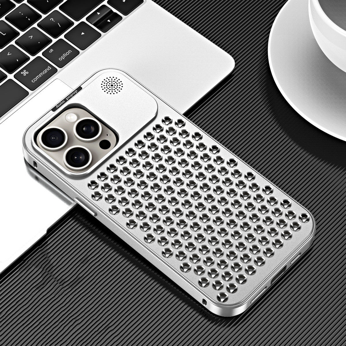 Aluminum Alloy Spring Fastener Mobile Phone Heat Radiating Phone Shell Protective Case