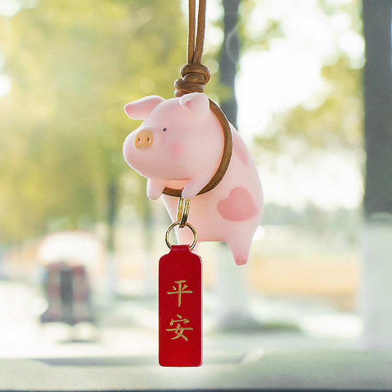 Car Accessories Cute Piggy Car Pendant