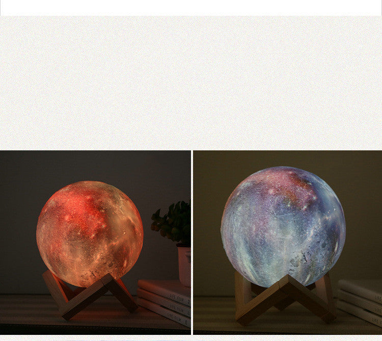 Painted Led Color Moon Light Night Light