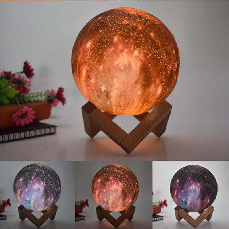 Painted Led Color Moon Light Night Light