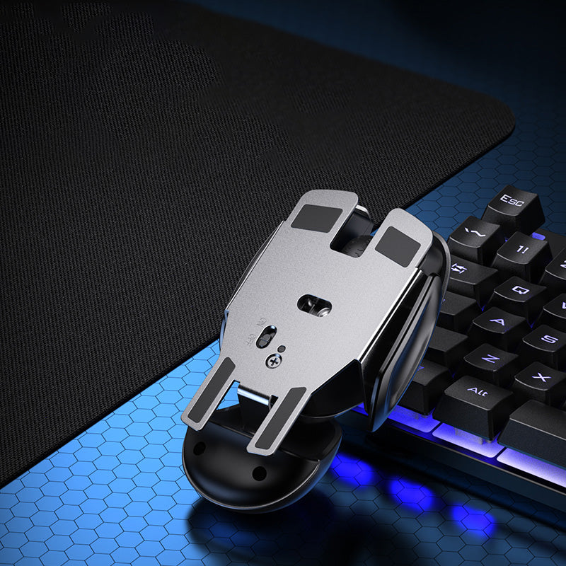 Stealth Glide: Rechargeable Wireless Gaming Mouse - The Ultimate in Silent Precision!