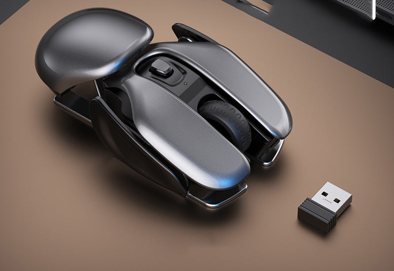 Stealth Glide: Rechargeable Wireless Gaming Mouse - The Ultimate in Silent Precision!