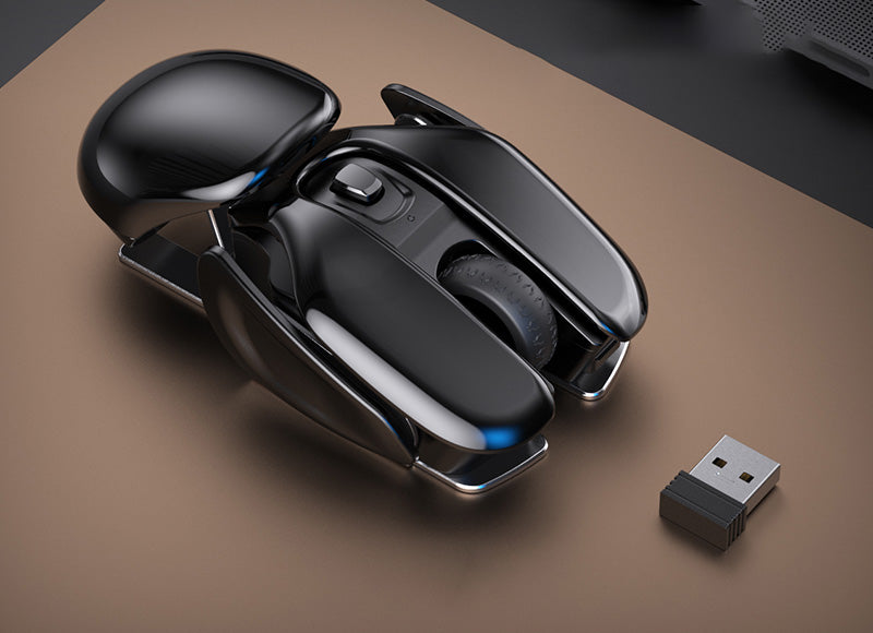 Stealth Glide: Rechargeable Wireless Gaming Mouse - The Ultimate in Silent Precision!