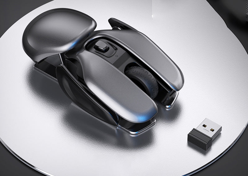 Stealth Glide: Rechargeable Wireless Gaming Mouse - The Ultimate in Silent Precision!