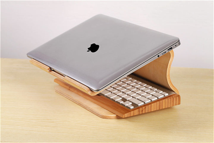 Compatible with Apple, Laptop Radiator Macbook Cooling Base Wooden Laptop Cooling Bracket