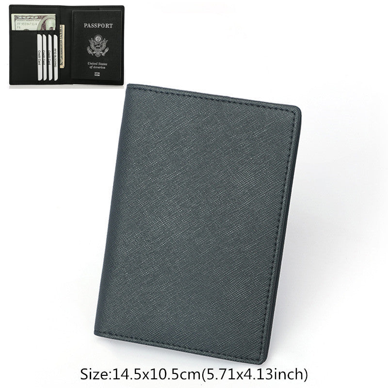 First Layer Cowhide Boarding Pass Wallet Passport Book Cowhide Passport Holder Wallet