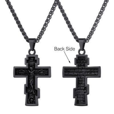 Cross Jesus Pendant Necklace