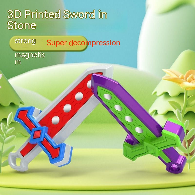 Sword Push Brand Decompression Toy Mini