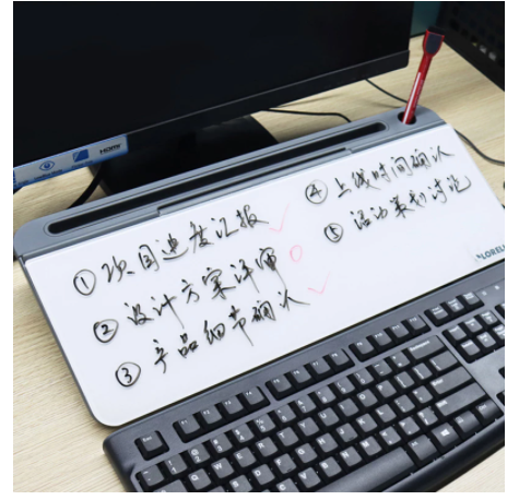 Desktop Keyboard Mini Whiteboard Tablet Toughened