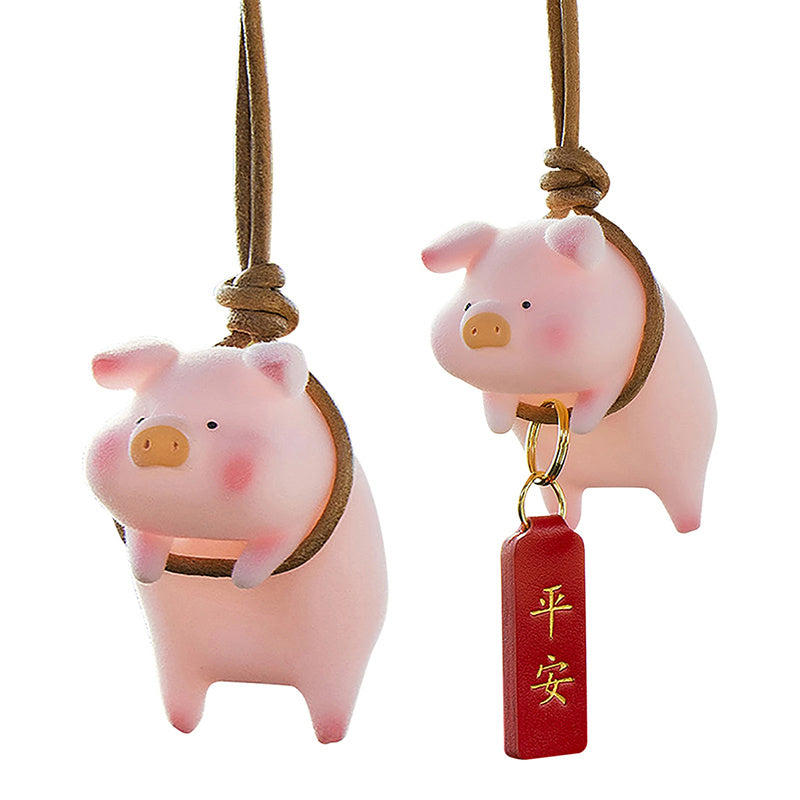 Car Accessories Cute Piggy Car Pendant