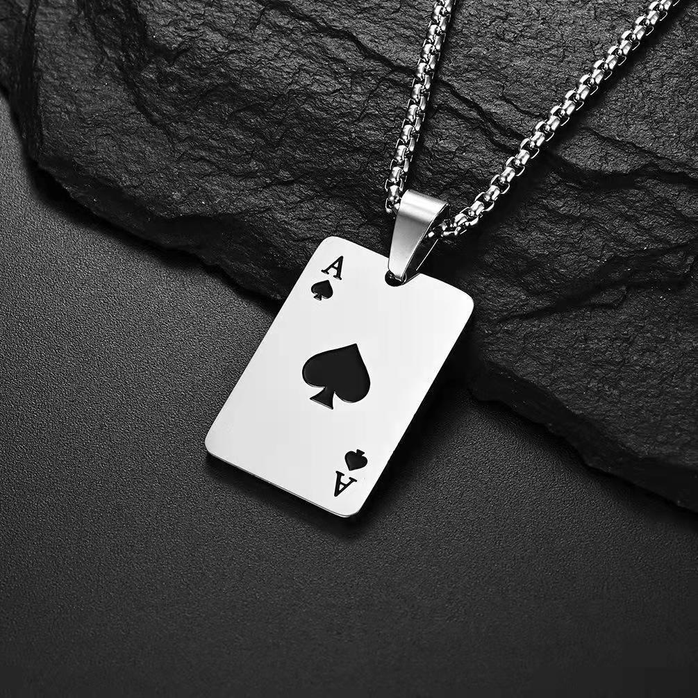 Fashion Niche Creative Of Spades Love Pendant Necklace