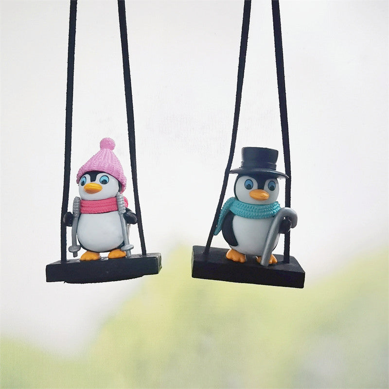 Swing Penguin Car Pendant Decoration Articles