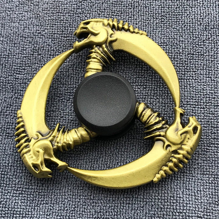 Bronze Alloy Fingertip Gyro Relieving Spinning Top Rotating Hand Spinner