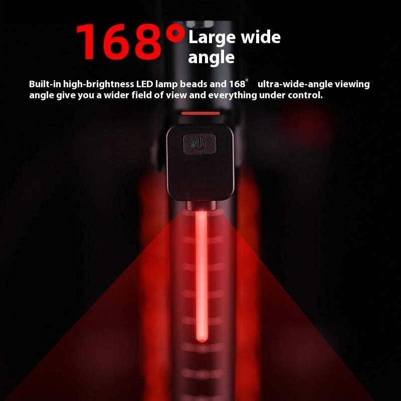 Taillight Bicycle Running Water Plug Light Night Riding Safety Indicator Lamp