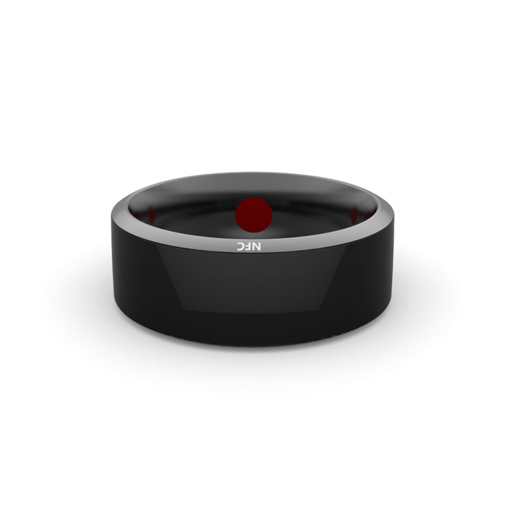 Smart Ring Wearable Device Multifunctional Black High-tech