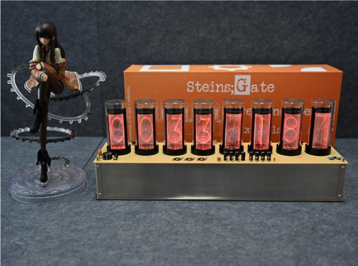 Nixie Tube Clock Steins Gate Stone Gift Model