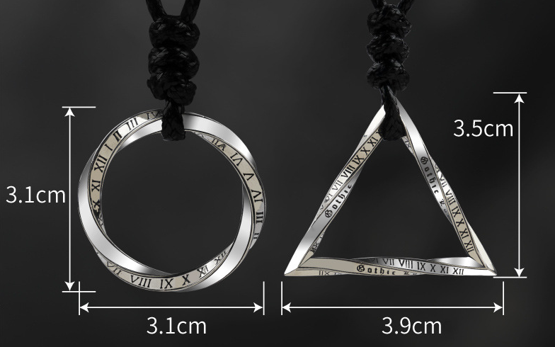 Men And Women Trendy Couple Silver Necklace