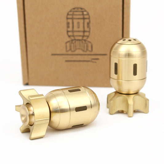 Brass Solid Pressure Reducing Rotary Fingertip Gyroscope