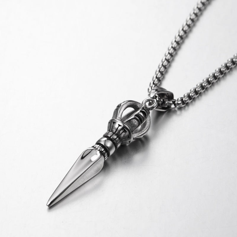 Titanium steel necklace pendant