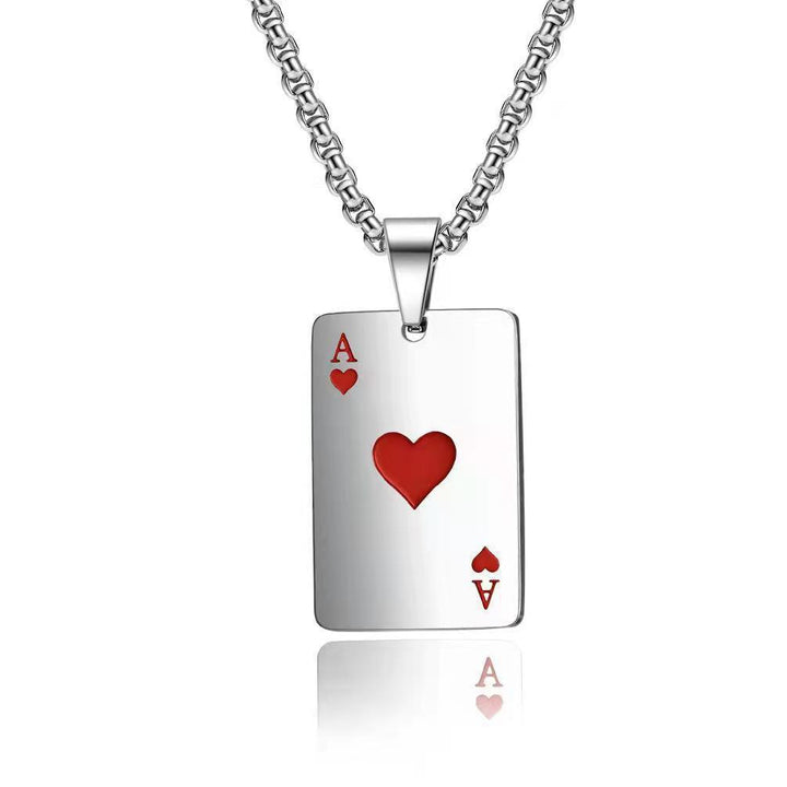 Fashion Niche Creative Of Spades Love Pendant Necklace