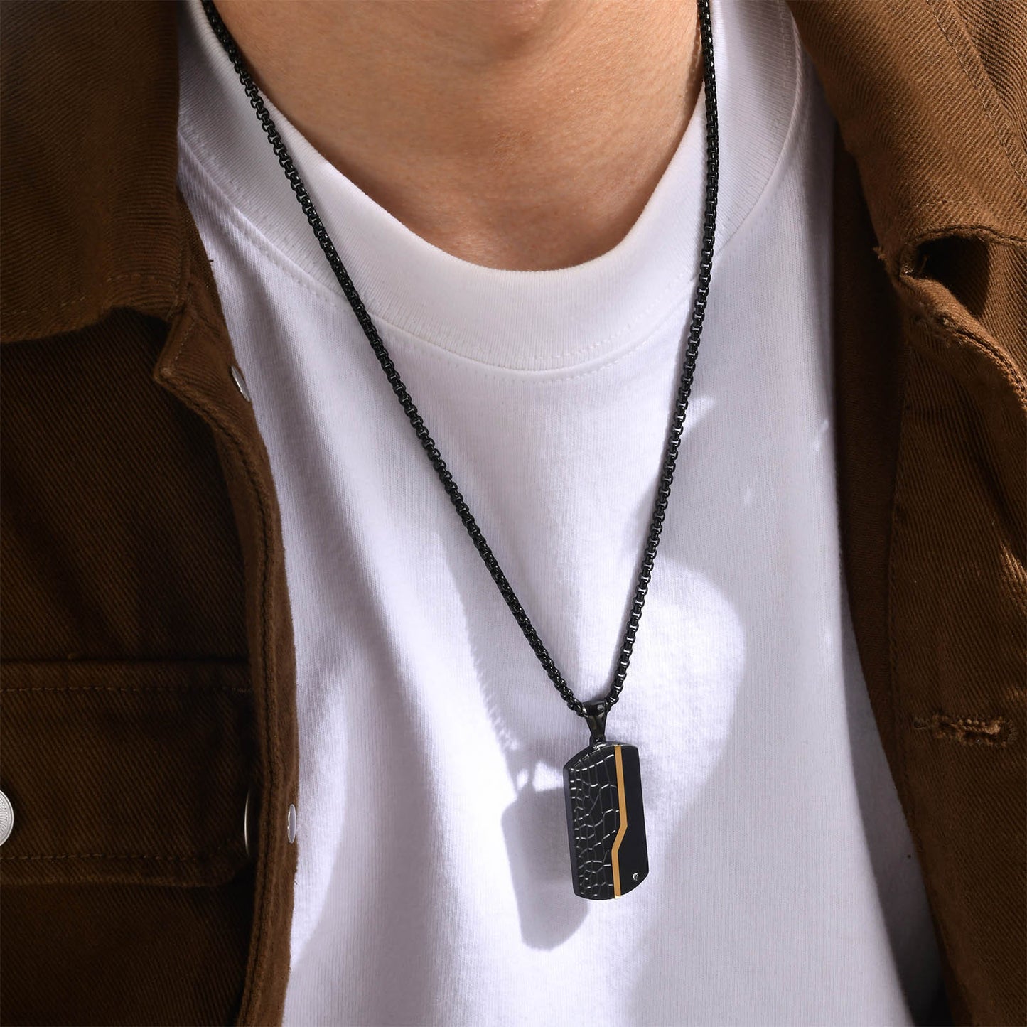 Men's Fashion Stainless Steel Pendant Necklace