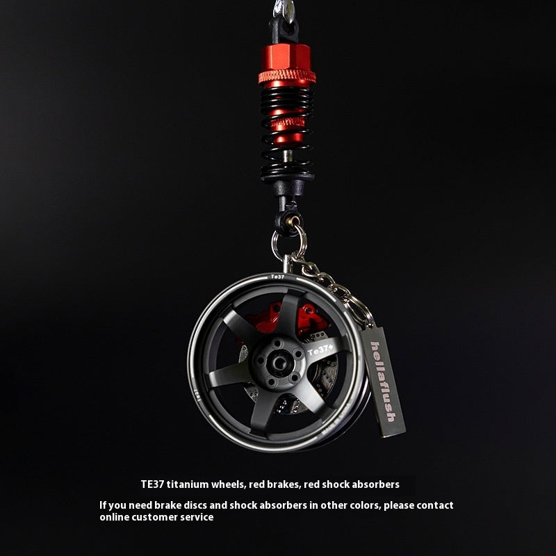 Wheel Hub Car Pendant Pendant Ornament Key Hanger