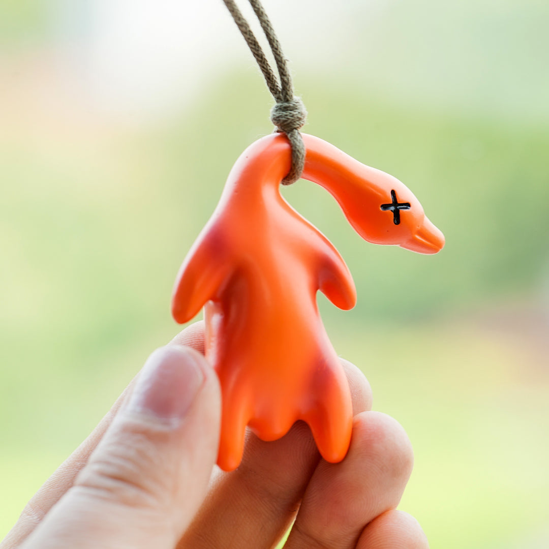 Rear-view Mirror Pendant Decorated With Roast Duck