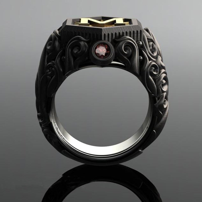 Personalized carved decorative rings