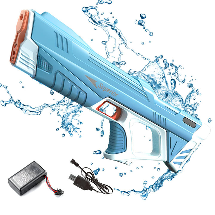 Summer Full Automatic Electric Water Gun Toy Induction Water Absorbing High-Tech Burst Water Gun Beach Outdoor Water Fight Toys